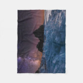 IJs en sneeuw | Baikal-meer, Siberië, Rusland Fleece Deken (Voorkant)