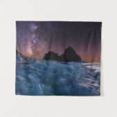 IJs en sneeuw | Baikal-meer, Siberië, Rusland Wandkleed (Voorkant (horizontaal))