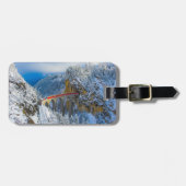 IJs en sneeuw | Bernina Express, Zwitserland Bagagelabel (Voorkant horizontaal)