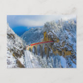 IJs en sneeuw | Bernina Express, Zwitserland Briefkaart (Voorkant)