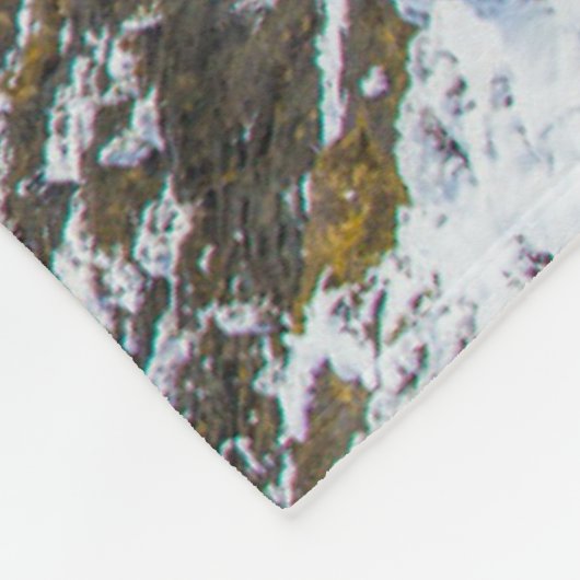 IJs en sneeuw | Bernina Express, Zwitserland Fleece Deken (Hoek)