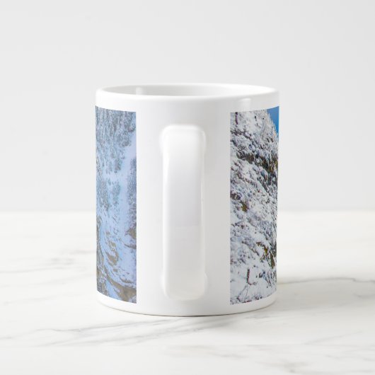 IJs en sneeuw | Bernina Express, Zwitserland Grote Koffiekop (Achterkant)