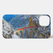 IJs en sneeuw | Bernina Express, Zwitserland iPhone Hoesje (Achterkant horizontaal)