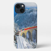 IJs en sneeuw | Bernina Express, Zwitserland iPhone Hoesje (Achterkant)