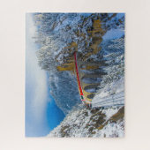 IJs en sneeuw | Bernina Express, Zwitserland Legpuzzel (Verticaal)
