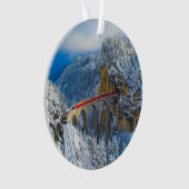 IJs en sneeuw | Bernina Express, Zwitserland Ornament (voorkant)
