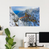 IJs en sneeuw | Bernina Express, Zwitserland Poster (Thuiskantoor)
