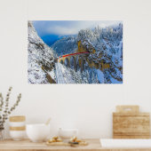 IJs en sneeuw | Bernina Express, Zwitserland Poster (Keuken)