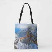 IJs en sneeuw | Bernina Express, Zwitserland Tote Bag (Voorkant)