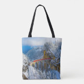 IJs en sneeuw | Bernina Express, Zwitserland Tote Bag (Achterkant)