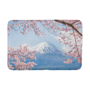 IJs en sneeuw   Cherry Blossom Mt. Fuji Japan Badmat