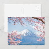 IJs en sneeuw | Cherry Blossom Mt. Fuji Japan Briefkaart (Voorkant / Achterkant)