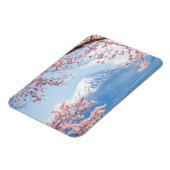 IJs en sneeuw | Cherry Blossom Mt. Fuji Japan Magneet (Linkerzijde)