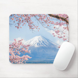 IJs en sneeuw   Cherry Blossom Mt. Fuji Japan Muismat
