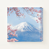 IJs en sneeuw | Cherry Blossom Mt. Fuji Japan Notitieboek (Achterkant)