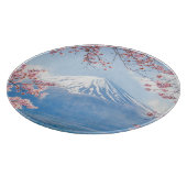 IJs en sneeuw | Cherry Blossom Mt. Fuji Japan Snijplank (Hoek)