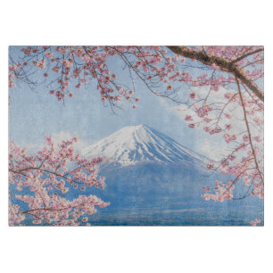 IJs en sneeuw   Cherry Blossom Mt. Fuji Japan Snijplank