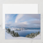 IJs en sneeuw | Crater Lake Oregon Bedankkaart (Voorkant / Achterkant)