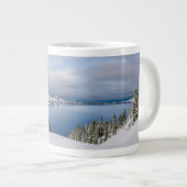 IJs en sneeuw | Crater Lake Oregon Grote Koffiekop (Voorkant rechts)