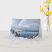 IJs en sneeuw | Crater Lake Oregon Kaart (Gele Bloem)