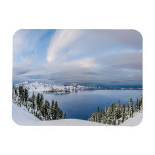 IJs en sneeuw   Crater Lake Oregon Magneet