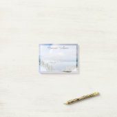 IJs en sneeuw | Crater Lake Oregon Post-it® Notes (Op bureau)