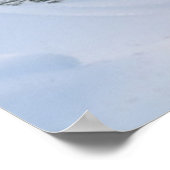 IJs en sneeuw | Crater Lake Oregon Poster (Hoek)