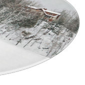 IJs en sneeuw | Deer in Snow Quebec, Canada Snijplank (Hoek)