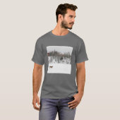 IJs en sneeuw | Deer in Snow Quebec, Canada T-shirt (Voorkant volledig)