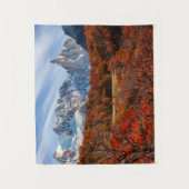 IJs en sneeuw | El Chalten, Argentinië Patagonia Wandkleed (Voorkant)