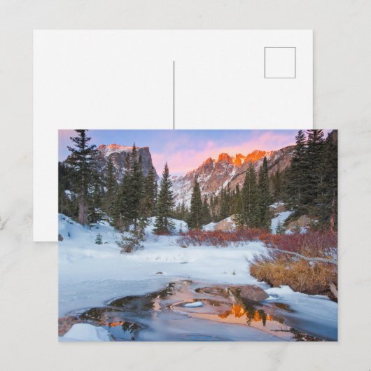 IJs en sneeuw | Estes Park, Colorado Briefkaart (Voorkant / Achterkant)