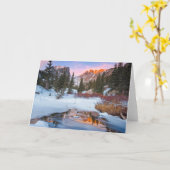 IJs en sneeuw | Estes Park, Colorado Kaart (Gele Bloem)