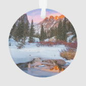 IJs en sneeuw | Estes Park, Colorado Ornament (achterkant)