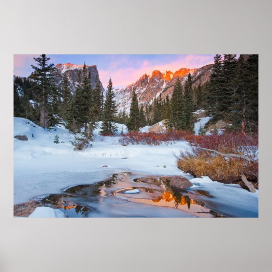 IJs en sneeuw | Estes Park, Colorado Poster (Voorkant)