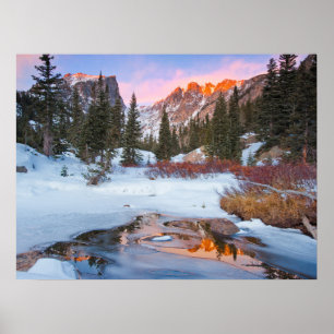 IJs en sneeuw   Estes Park, Colorado Poster