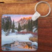 IJs en sneeuw | Estes Park, Colorado Sleutelhanger (Achterkant)