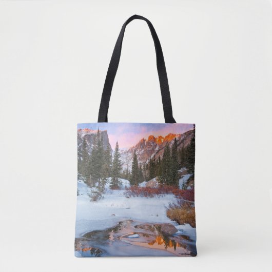 IJs en sneeuw | Estes Park, Colorado Tote Bag (Voorkant)