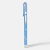 IJs en sneeuw getextureerd Case-Mate iPhone Case (Achterkant / Links)