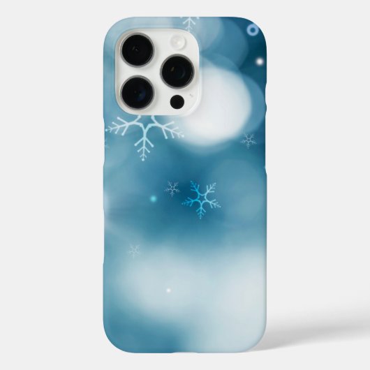 IJs en sneeuw getextureerd Case-Mate iPhone Case (Achterkant)