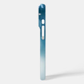 IJs en sneeuw getextureerd Case-Mate iPhone Case (Achterkant / Links)