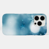 IJs en sneeuw getextureerd Case-Mate iPhone Case (Achterkant (horizontaal))