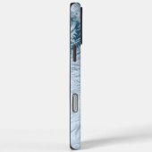 IJs en sneeuw getextureerd Case-Mate iPhone Case (Achterkant / Rechts)