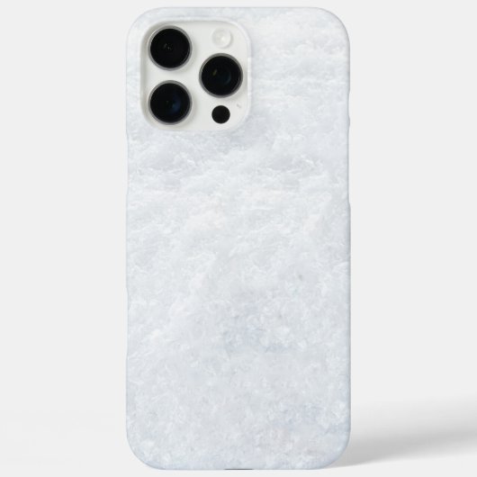 IJs en sneeuw getextureerd Case-Mate iPhone Case (Achterkant)