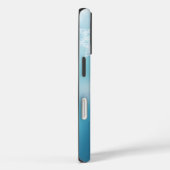 IJs en sneeuw getextureerd Case-Mate iPhone Case (Achterkant / Rechts)