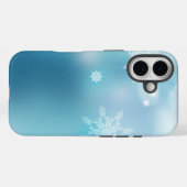 IJs en sneeuw getextureerd Case-Mate iPhone Case (Achterkant (horizontaal))