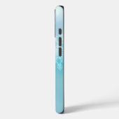 IJs en sneeuw getextureerd Case-Mate iPhone Case (Achterkant / Links)