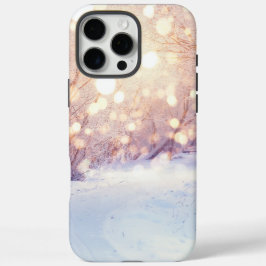 IJs en sneeuw getextureerd iPhone 16 Pro Max Hoesje