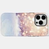 IJs en sneeuw getextureerd Case-Mate iPhone Case (Achterkant (horizontaal))