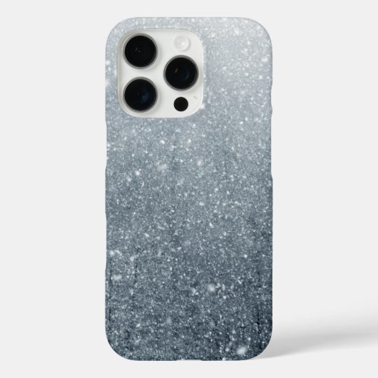 IJs en sneeuw getextureerd Case-Mate iPhone Case (Achterkant)