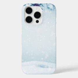 IJs en sneeuw getextureerd iPhone 16 Pro Hoesje